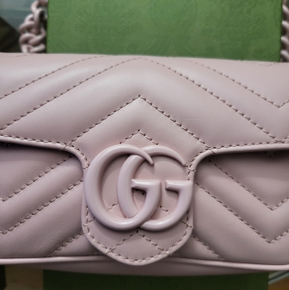 Authentic Gucci Marmont Super Mini Belt/Shoulder Bag - Picture 7 of 15